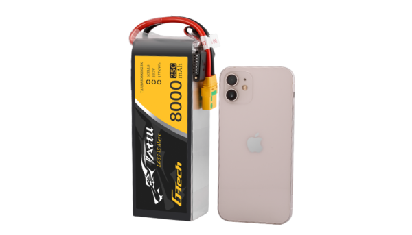 Tattu G-Tech 6S 8000mAh 22.2V 25C Lipo Drone Battery