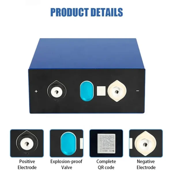 Grade-A-LiFePO4-Prismatic-Deep-Cycle-Lithium-ion-Battery-Cell-3.2V-304Ah-2 3.2V 304ah EVE Lifepo4 Prismatic Cells