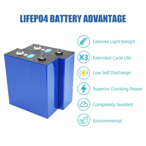 Grade-A-LiFePO4-Prismatic-Deep-Cycle-Lithium-ion-Battery-Cell-3.2V-304Ah-3 3.2V 304ah EVE Lifepo4 Prismatic Cells